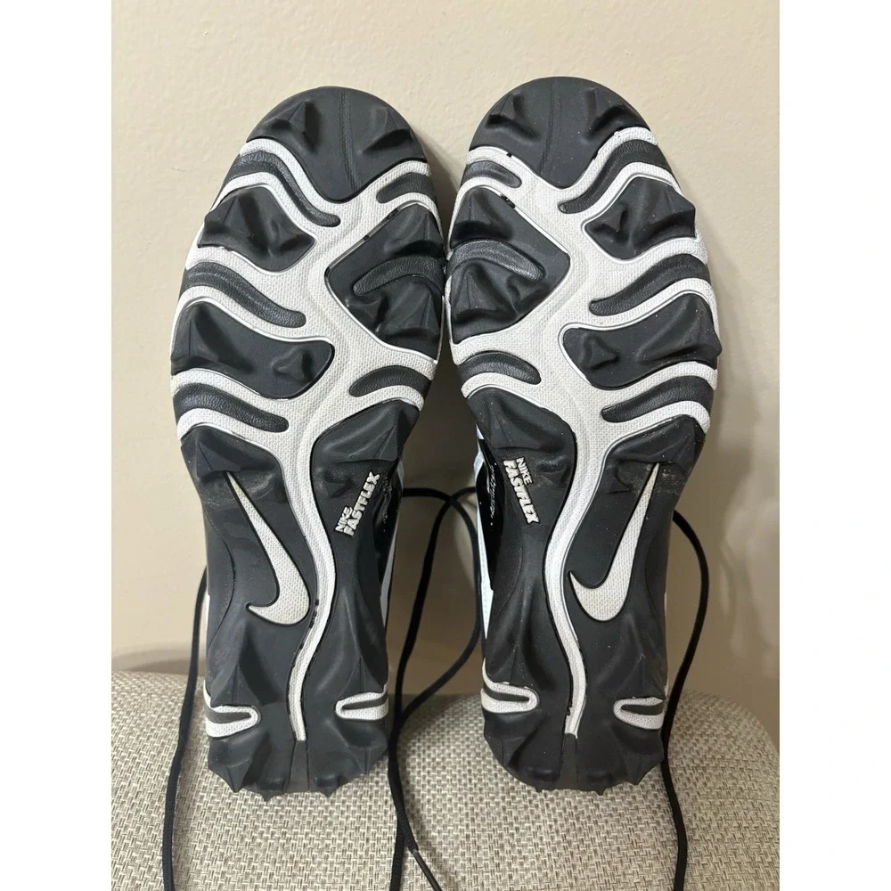 Mens Nike Alpha Menace 3 Shark Football Cleat Black CV0582-001 Fastflex Sz 12 - Picture 8 of 9